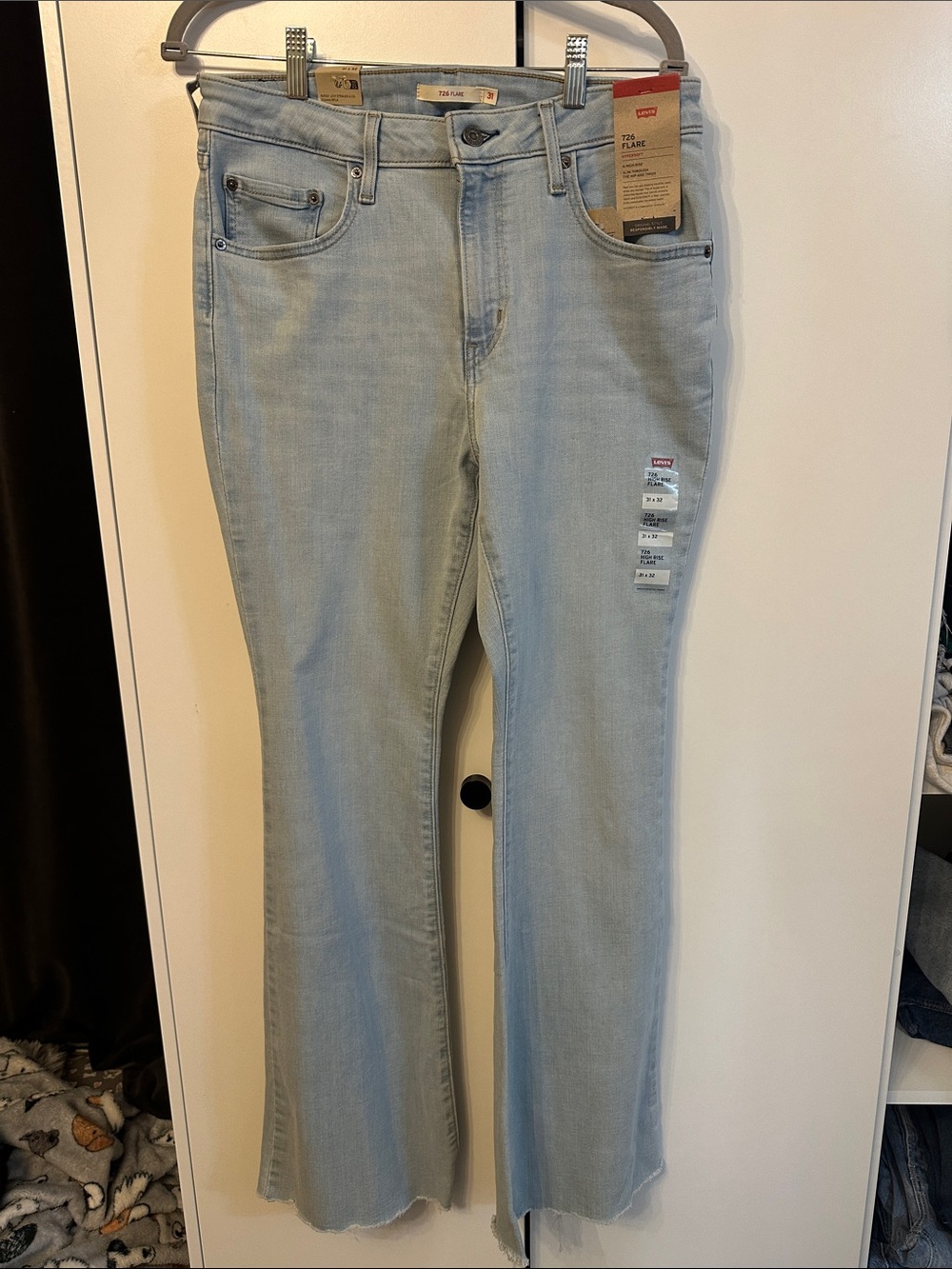 Levi's Women's Light Blue Flare & Wide Leg Jeans